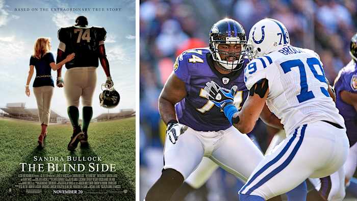 Oher's pre-NFL career inspired a hit movie.